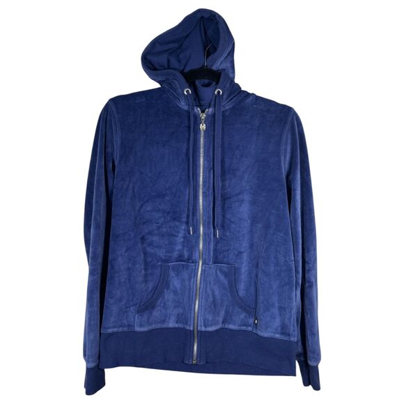 Victoria's Secret Supermodel Essentials Velour Hoodie Angel Rhinestone Large - Picture 3 of 8